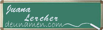 Juana Lercher Visitenkarte